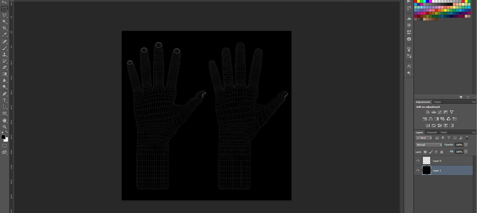 Texturing the UV Map