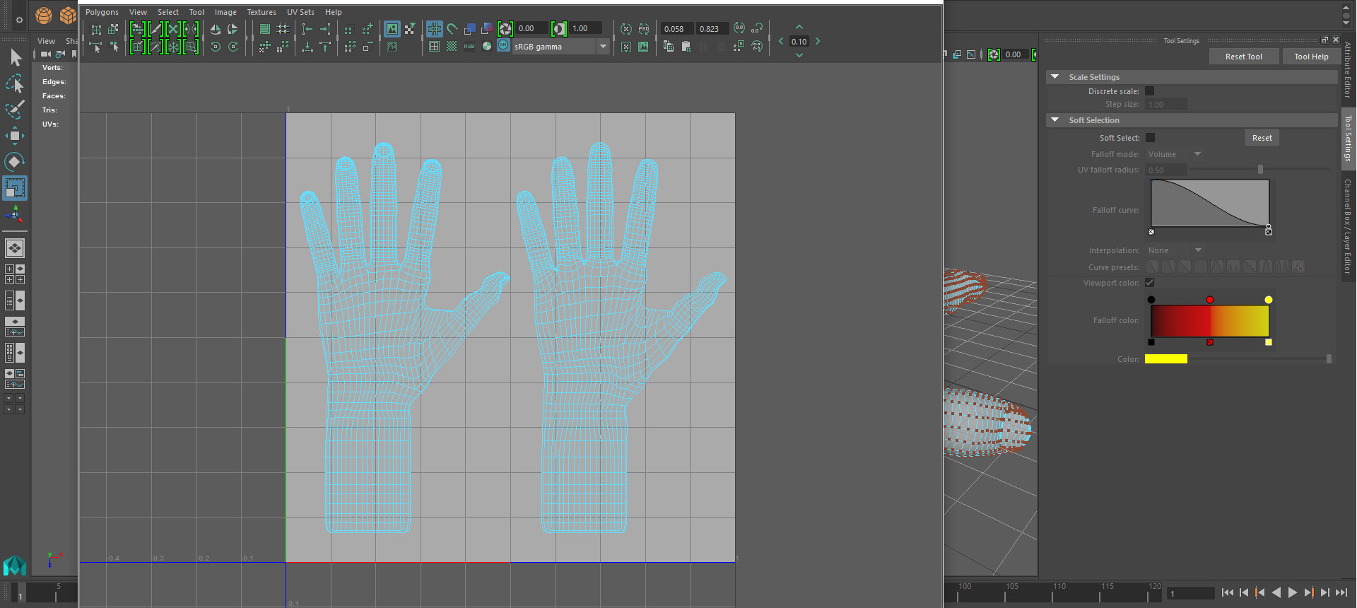 using Maya's UV