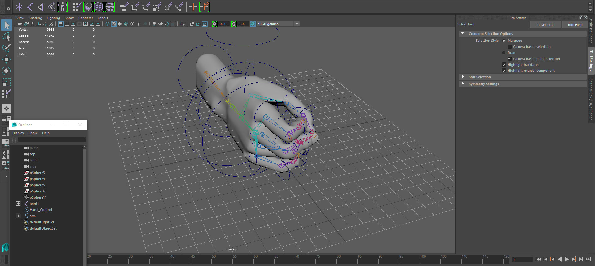 Animatting the hand