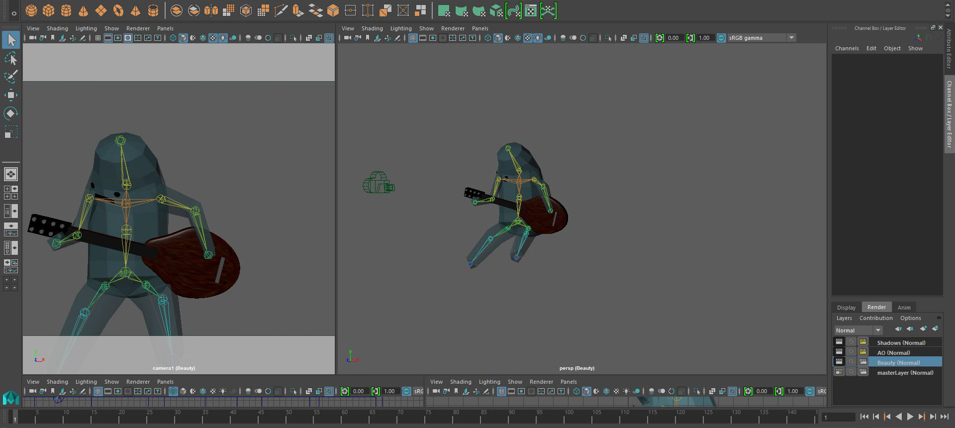 Adding Lights and Render settings in Maya
