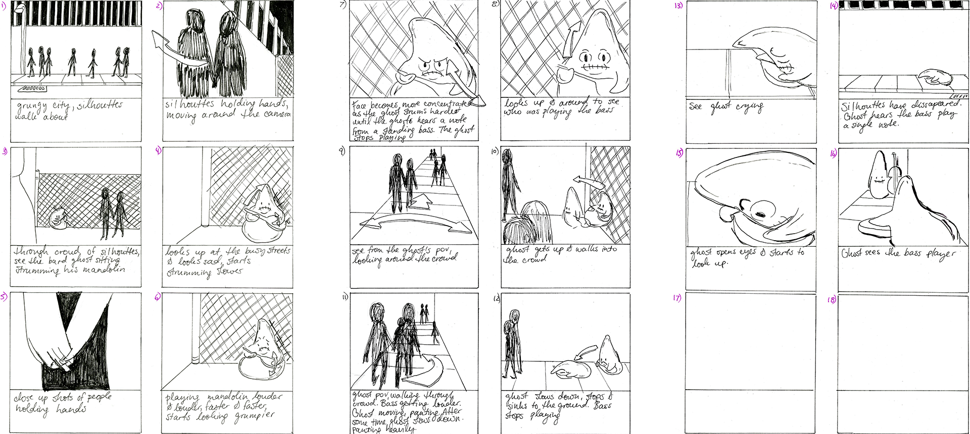 The Loner's Song Storyboard