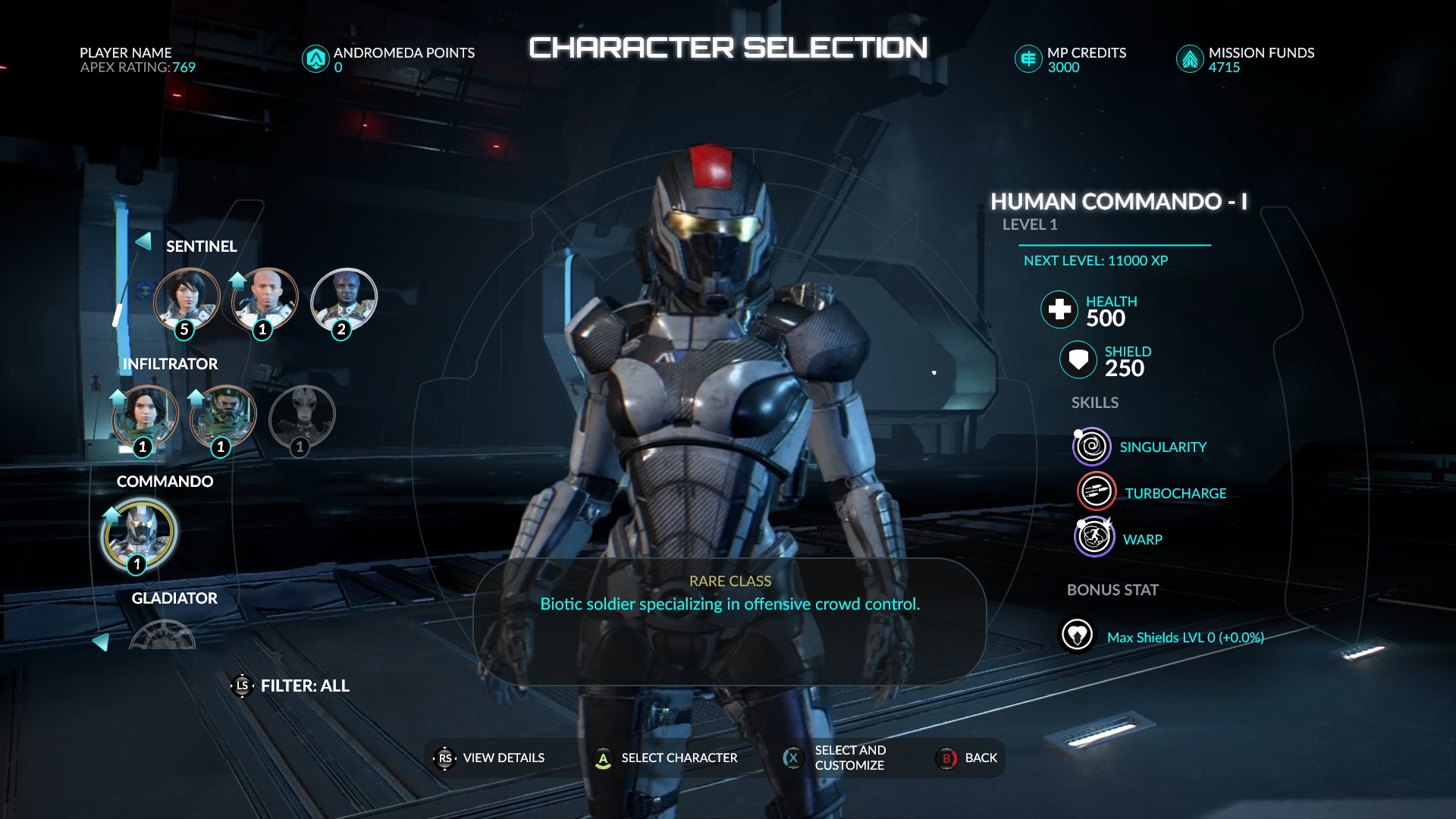Mass Effect Andromeda - UI/UX Design