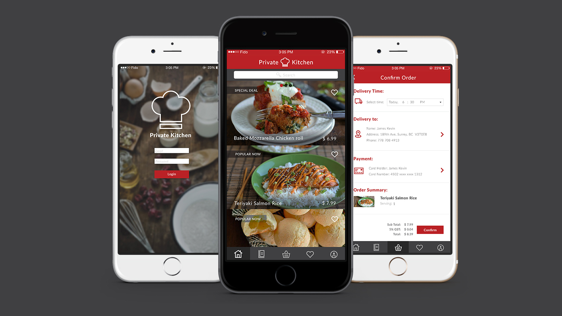 Private Kitchen - UX/UI Design