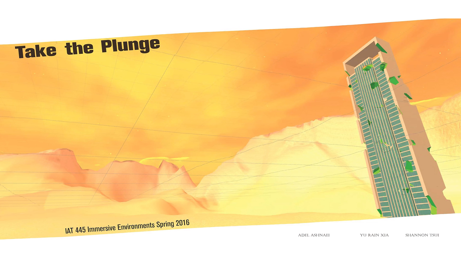 Take The Plunge - VIrtual Reality Falling Simulation
